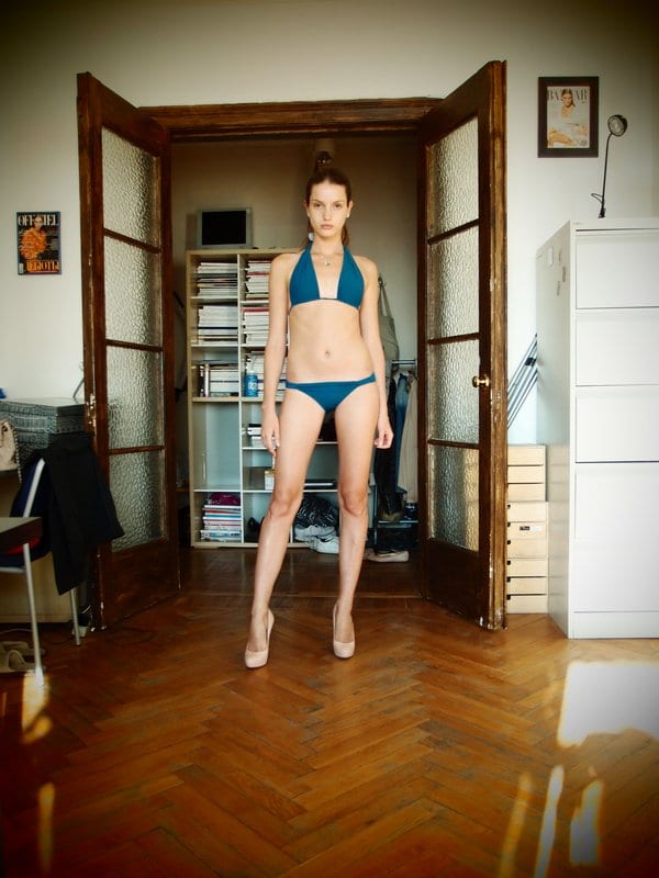 Amina Kaddur in a bikini