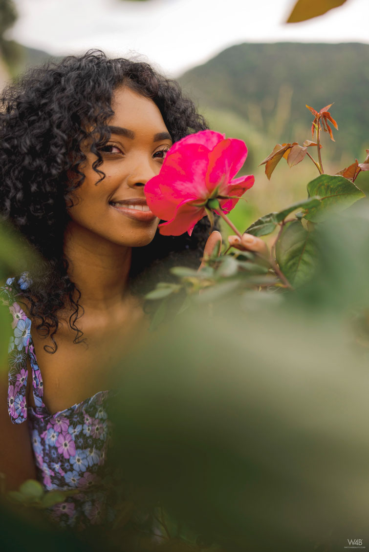 Exotic Barbie at the Beach