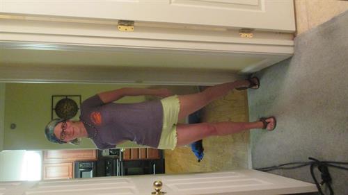 Busty Becky taking a selfie