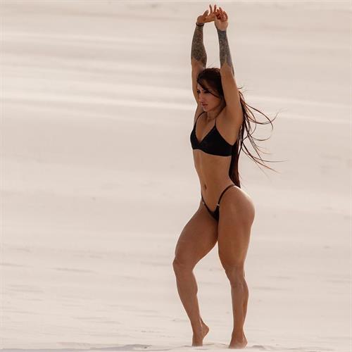 Bakhar Nabieva in a bikini