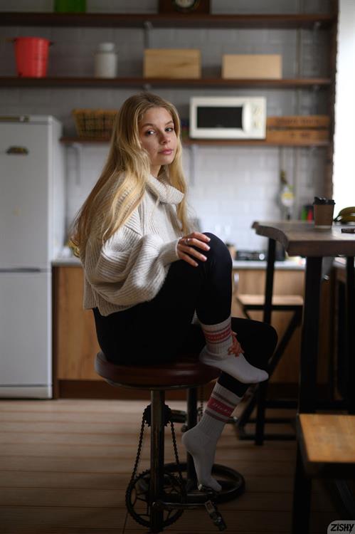 Busty Samadhi Amour in a Sweater