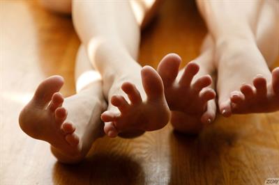 Regan Budimir Posing with Olena