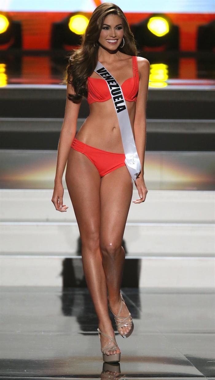 María Gabriela Isler in a bikini