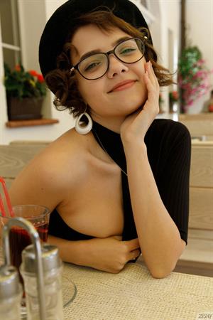 Victoria Minina Pictures Victoria Minina Cutie with Glasses
