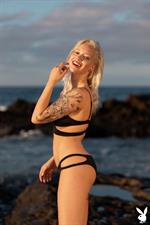 Lisa Modpali bikini blonde beauty poses nude for Playboy