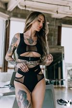 Paige Amaze Inked Blonde with Glasses