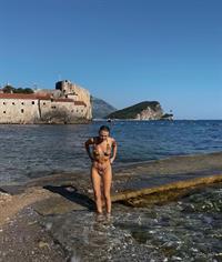 Charley Manley in a bikini