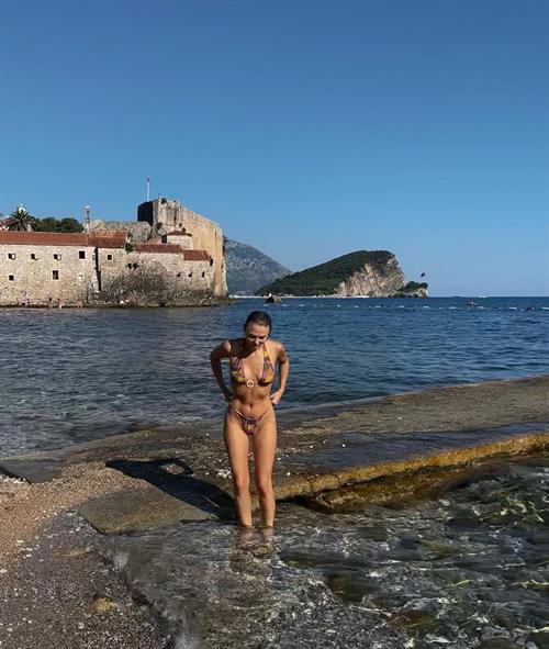 Charley Manley in a bikini