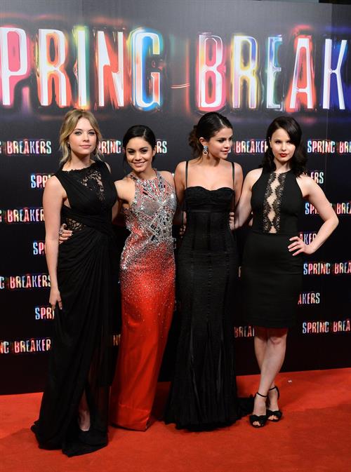 Selena Gomez Spring Breakers premiere in Madrid 2/21/13 