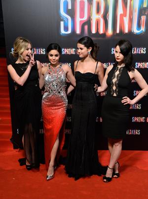 Selena Gomez Spring Breakers premiere in Madrid 2/21/13 