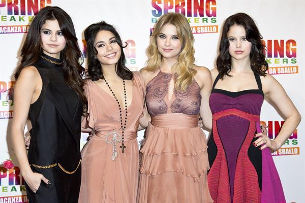 Selena Gomez Premiere of Spring Breakers at Adriano Cinema in Rome on February 22, 2013