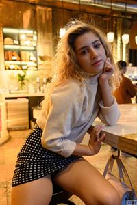 Franchesca Parre Takes off her Miniskirt