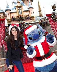 Selena Gomez - ABC Christmas Parade at Disneyland 11/7/09  