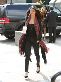 Selena Gomez out walking in Toluca Lake on April 5, 2013