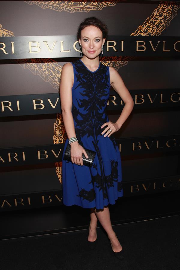 Olivia Wilde Bulgari Celebrates Icons Of Style: The Serpenti - 5th Avenue - New York City - February 9, 2013 
