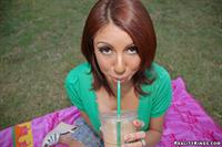 Dollce was and is a BOMBSHELL. I am so glad we ran in to her. She has some great BREASTS. I almost didn’t want her to tease us. I just wanted to rip her blouse right there and then at the park. But I kept my cool. We took her back to the house and gave this student a few lessons of our own.
Dollce is on her back with her skirt up around her waist and her panties pulled to the side. Her man, a well- hung white dude, has his cock in her pussy and he`s giving it to her hard. He`s really fucking her good, as the moans streaming from her mouth indicate.
This sultry Latina babe with her massive 34DD jugs and an incredible ass says that sucking dick is her favorite bedroom activity. My Dearest Dollce, she doesn’t just give head, she gives an experience. A ton of head and hand movement with a lot of tongue action as well. These are the key to her oral ability! Also, she has the greatest big jugs for amazing tit worship along with awesome titty fucking. Watch out how aggressive she is! I especi