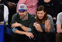 Olivia Wilde - Raptors vs Knicks game in NYC 3/23/13  