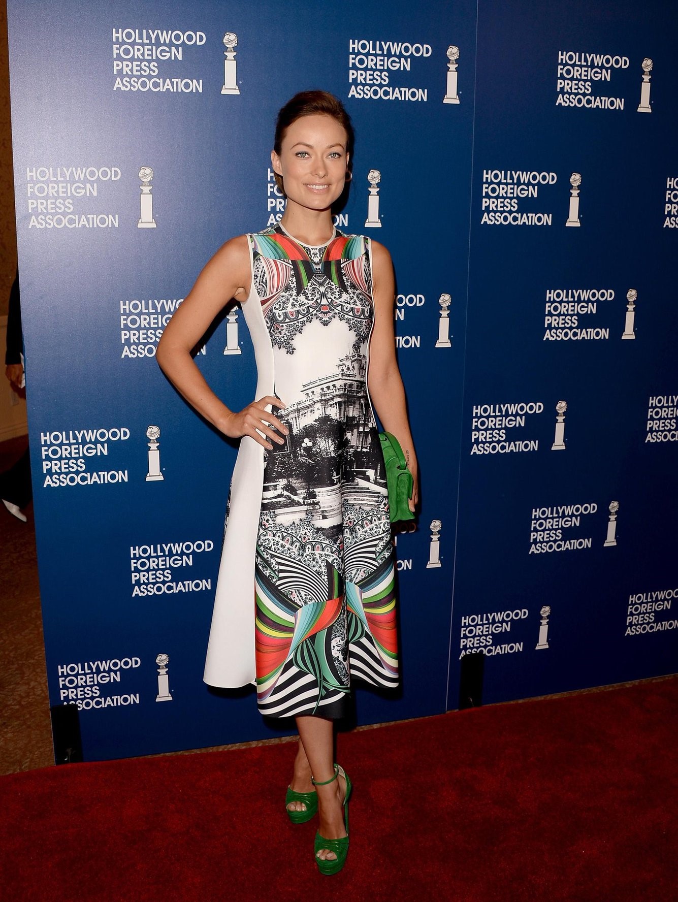 Olivia Wilde attends Hollywood Foreign Press Installation Luncheon in Beverly Hills - August 13, 2013 