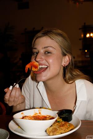 Serena Avery Fun Blonde in Bed