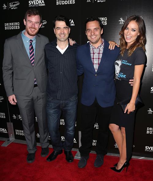 Olivia Wilde attends the  Drinking Buddies  Screening at Arclight Cinemas in Hollywood - August 15, 2013 