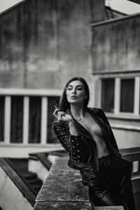 Lithuanian fashion model Eivile Steikunaite