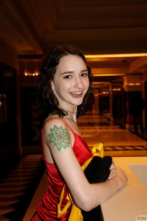 Vangelica Vee in Red