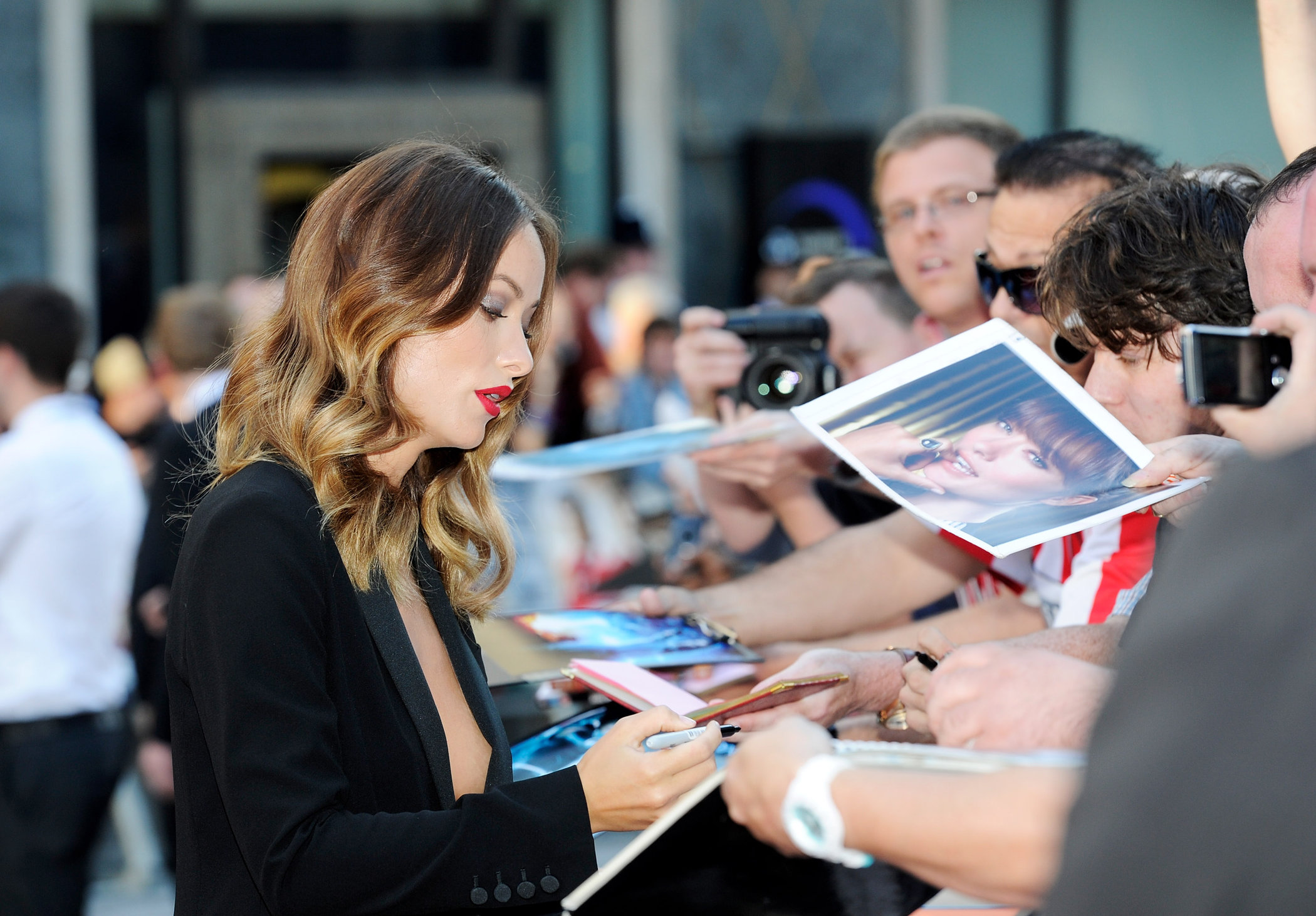 Olivia Wilde attending the  Rush  World Premiere on September 2, 2013