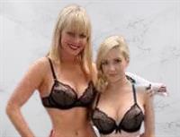 Claire Tully in lingerie