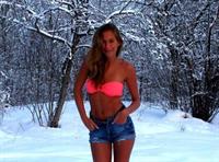 Kenza Zouiten in a bikini