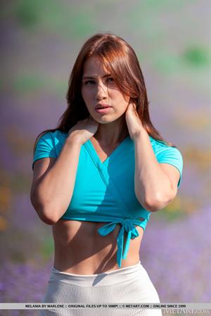 Melania Nude Pictures Lavender Lover