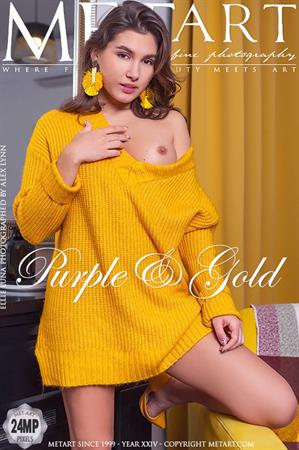 Ellie Luna Nude Pictures Purple and Gold