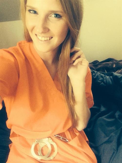 Ashley Lane taking a selfie