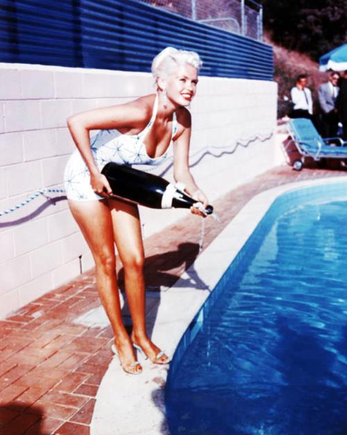 Jayne Mansfield in a bikini