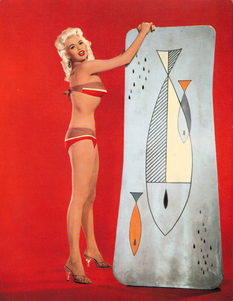 Jayne Mansfield in a bikini