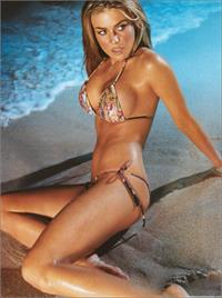 Carmen Electra in a bikini
