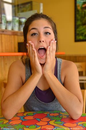 Natalie Nude Pictures Exposing At The Gym