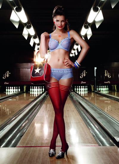 Anonymous in lingerie