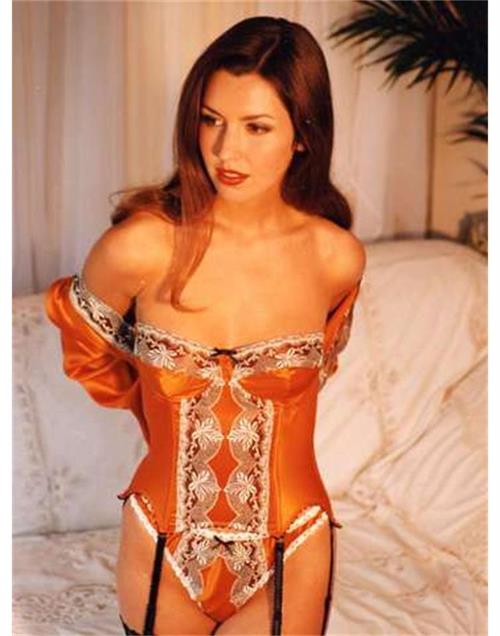 Anonymous in lingerie