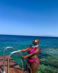 Achieng Agutu in a bikini