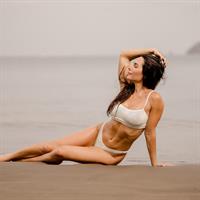 Connie Carter in a bikini