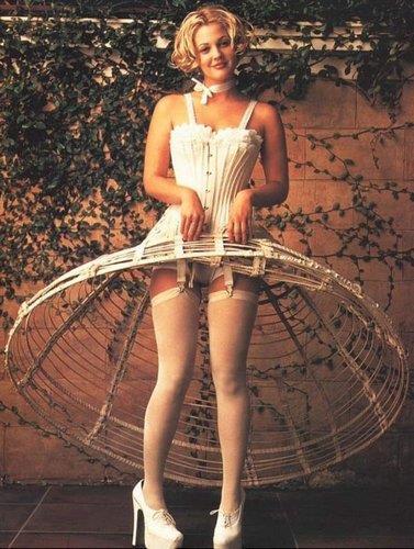 Drew Barrymore in lingerie