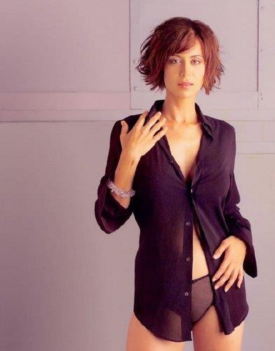 Catherine Bell in lingerie