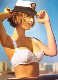 Catherine Bell in lingerie