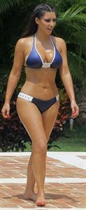 Kim Kardashian in a bikini