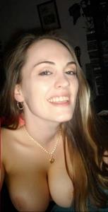 Winter Havok taking a selfie and - breasts