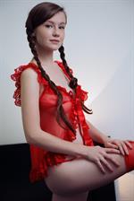 Emily Bloom in lingerie