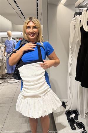 Kaylee FTV Nude Pictures Tight Blue Dress