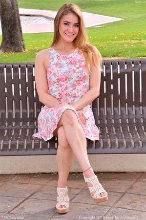 Kenzie FTV Nude Pictures Pretty Pink Dress
