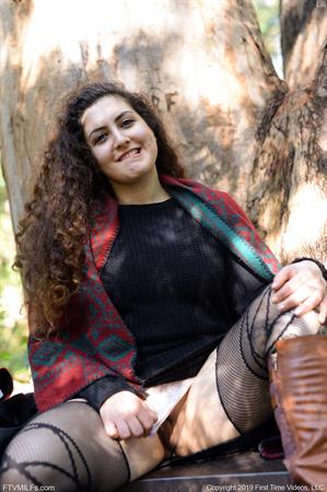 Lili FTV Nude Pictures Woman In The Woods