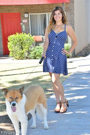 Gianna FTV Nude Pictures Pretty Dog Walker